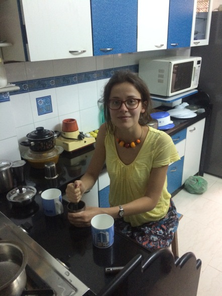 Preparación del té chai